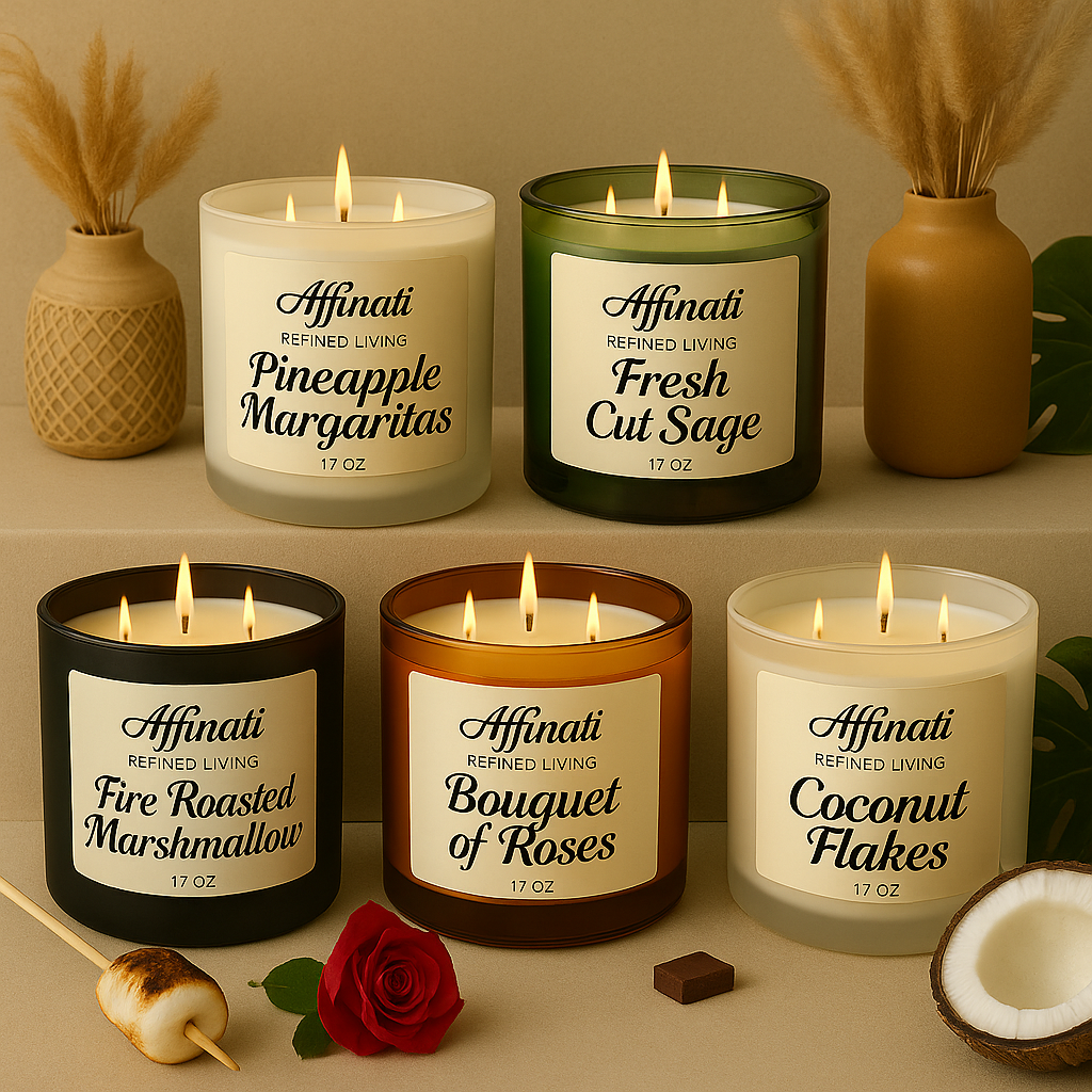 3-Wick Candles - Affinati