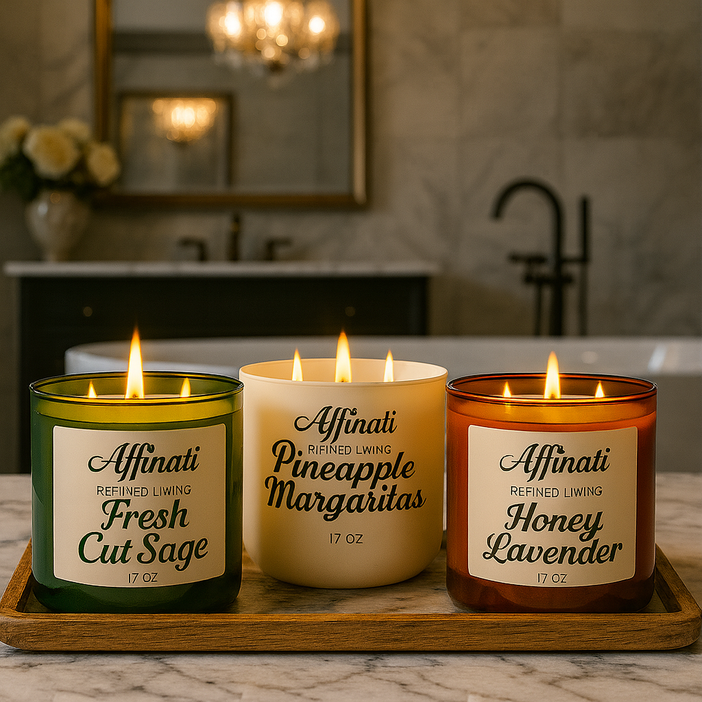 3-Wick Candles - Affinati