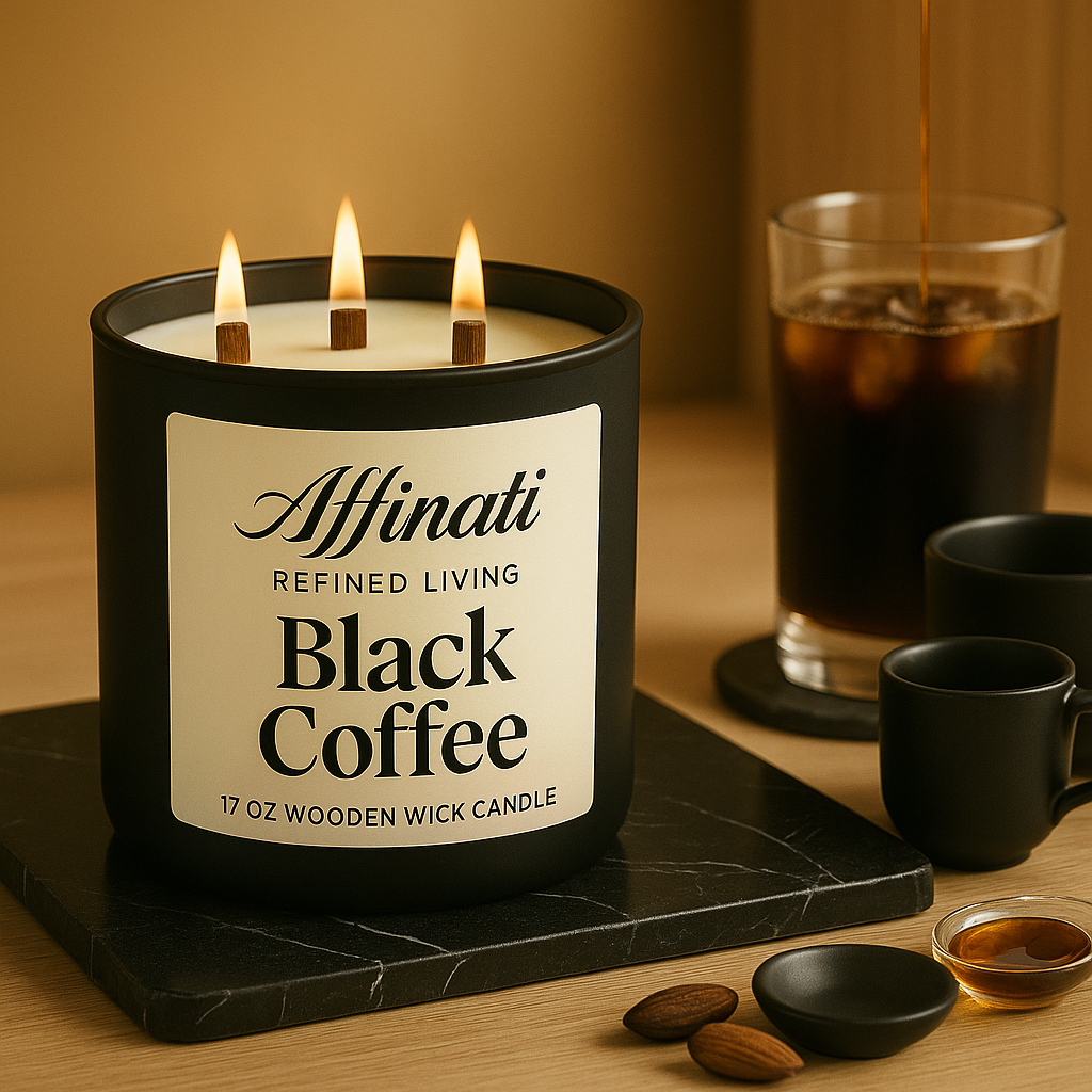 Wooden Wick Candle - Affinati