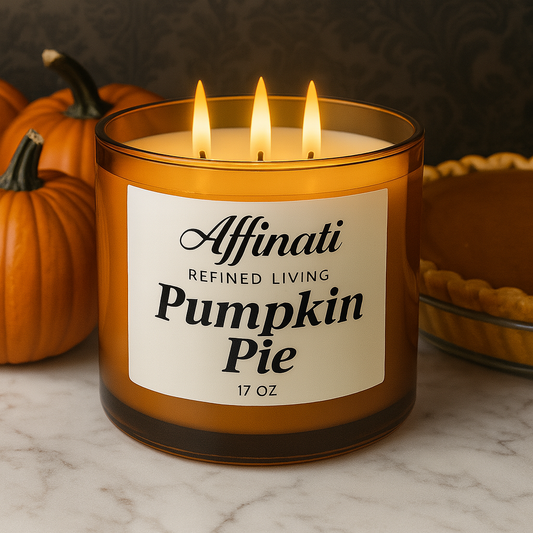 Pumpkin Pie 3-Wick Candle - Affinati