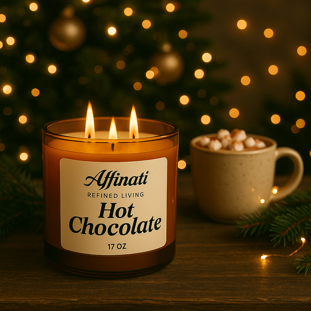 Hot Chocolate 3-Wick Candle - Affinati