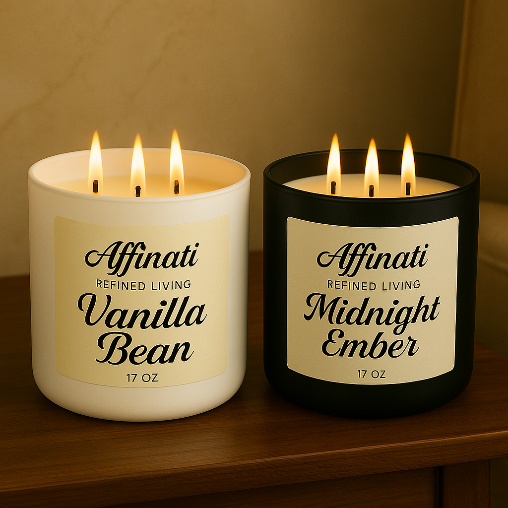 3-Wick Candles - Affinati