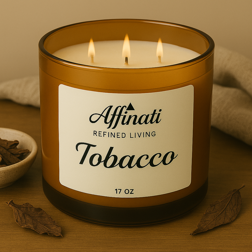 3-Wick Tobacco Candle - Affinati