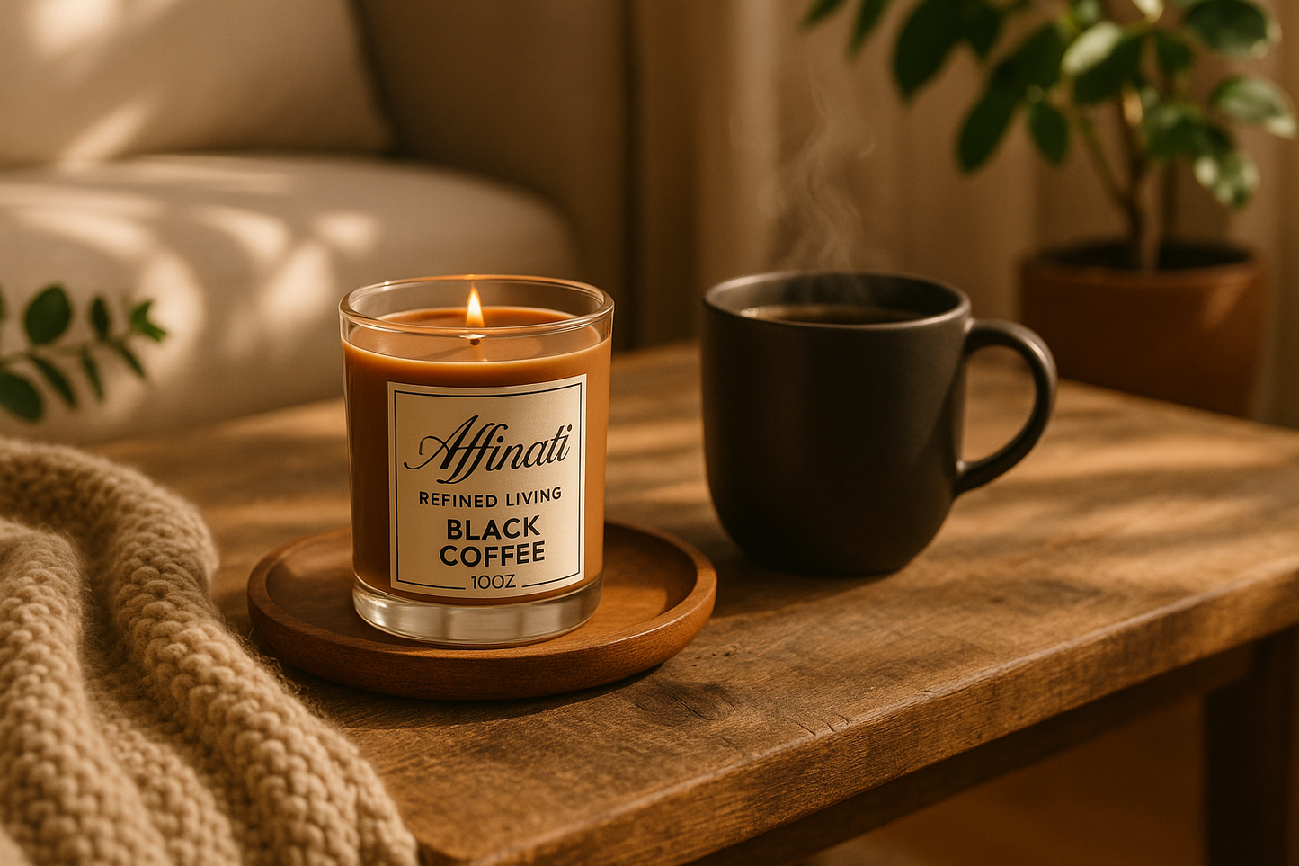 Black Coffee Original Candle - Affinati