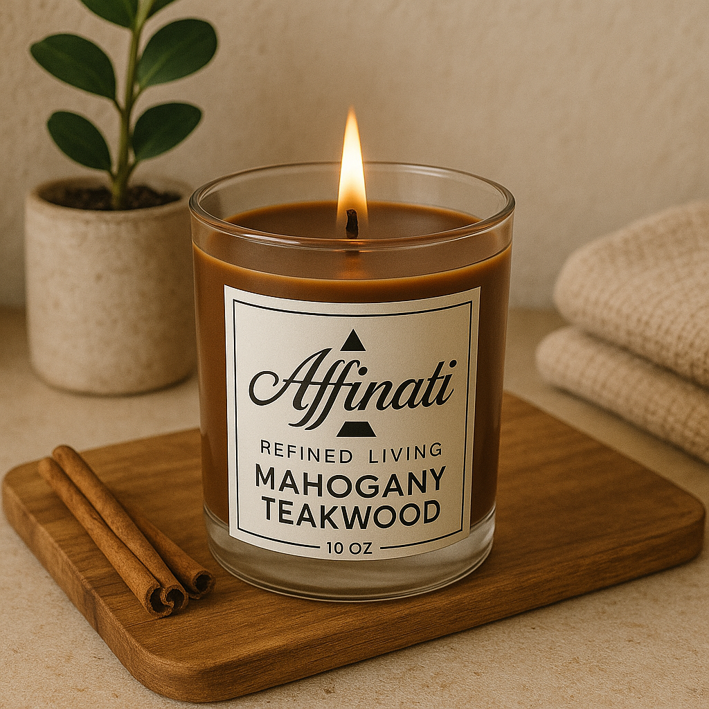 Mahogany Teakwood Original Candle - Affinati