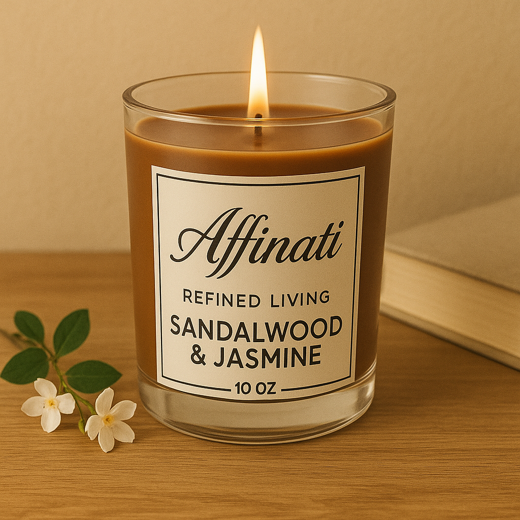 Sandalwood & Jasmine Original Candle - Affinati