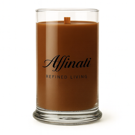 Espresso Luxe Wooden Wick Candle – Luxury 21 oz Soy Blend | Affinati