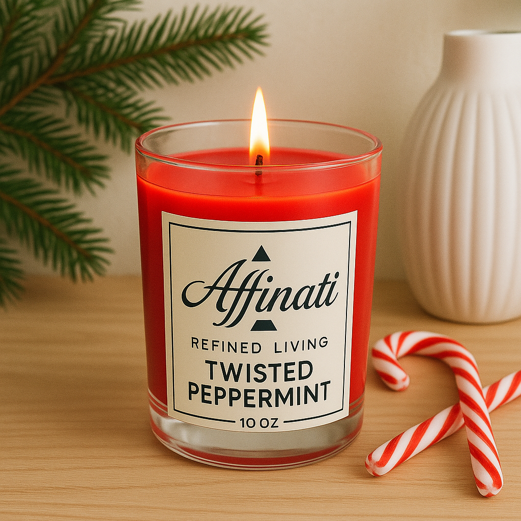 Twisted Peppermint Original Candle - Affinati