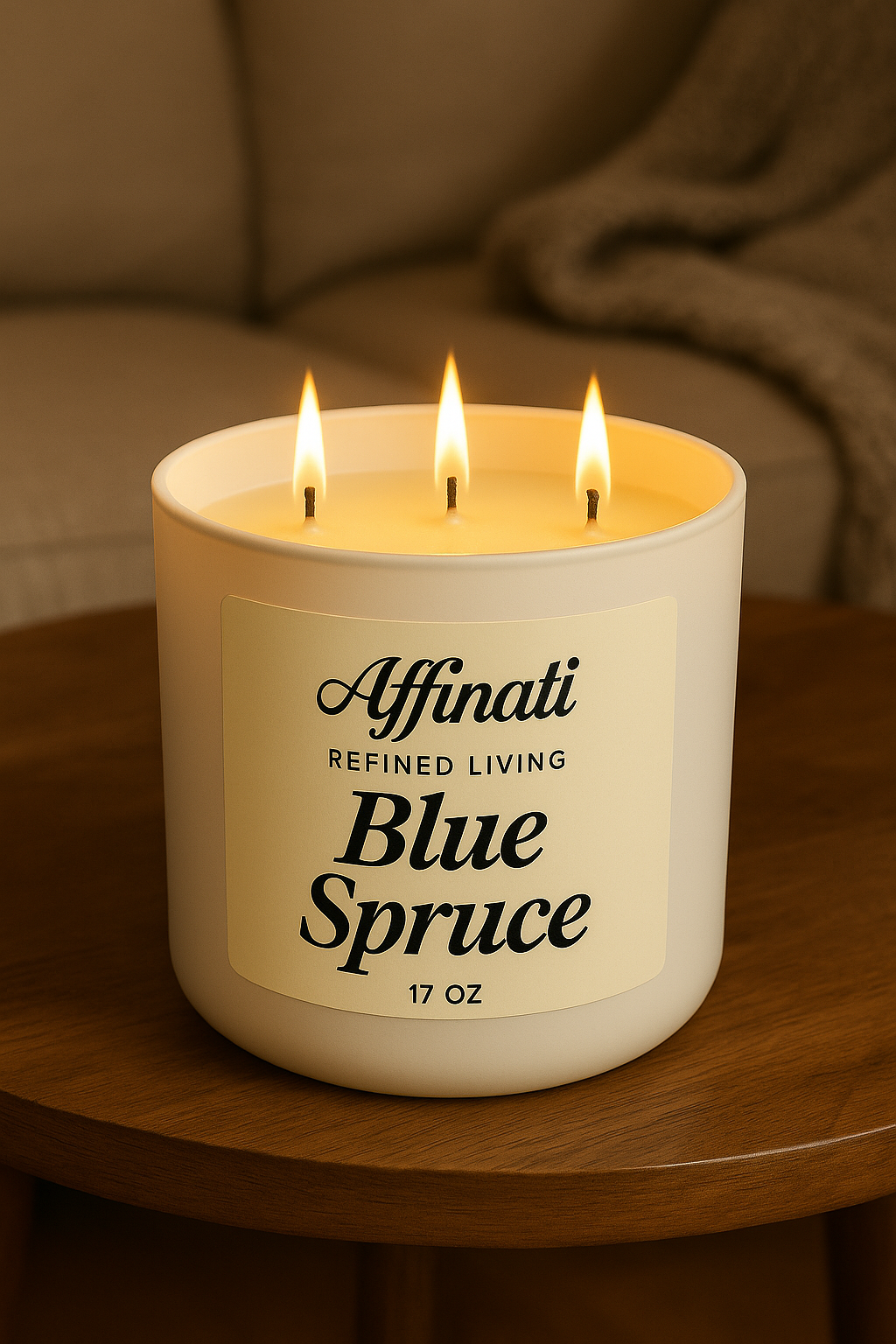 3-Wick Blue Spruce Candle - Affinati