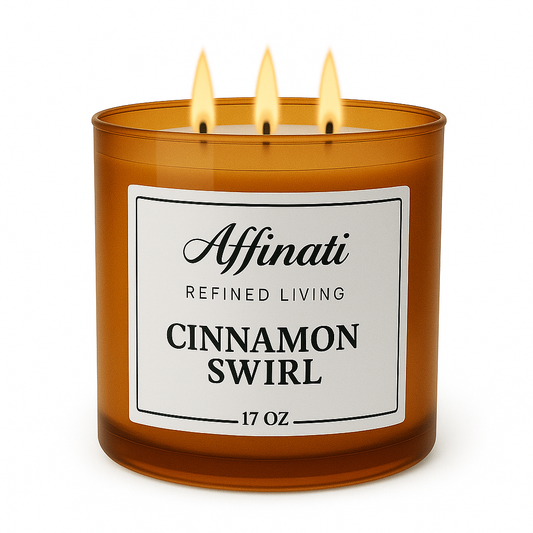 3-Wick Cinnamon Swirl Candle