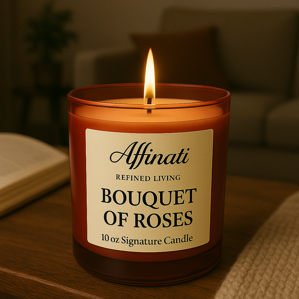 Bouquet of Roses Signature Candle - Affinati