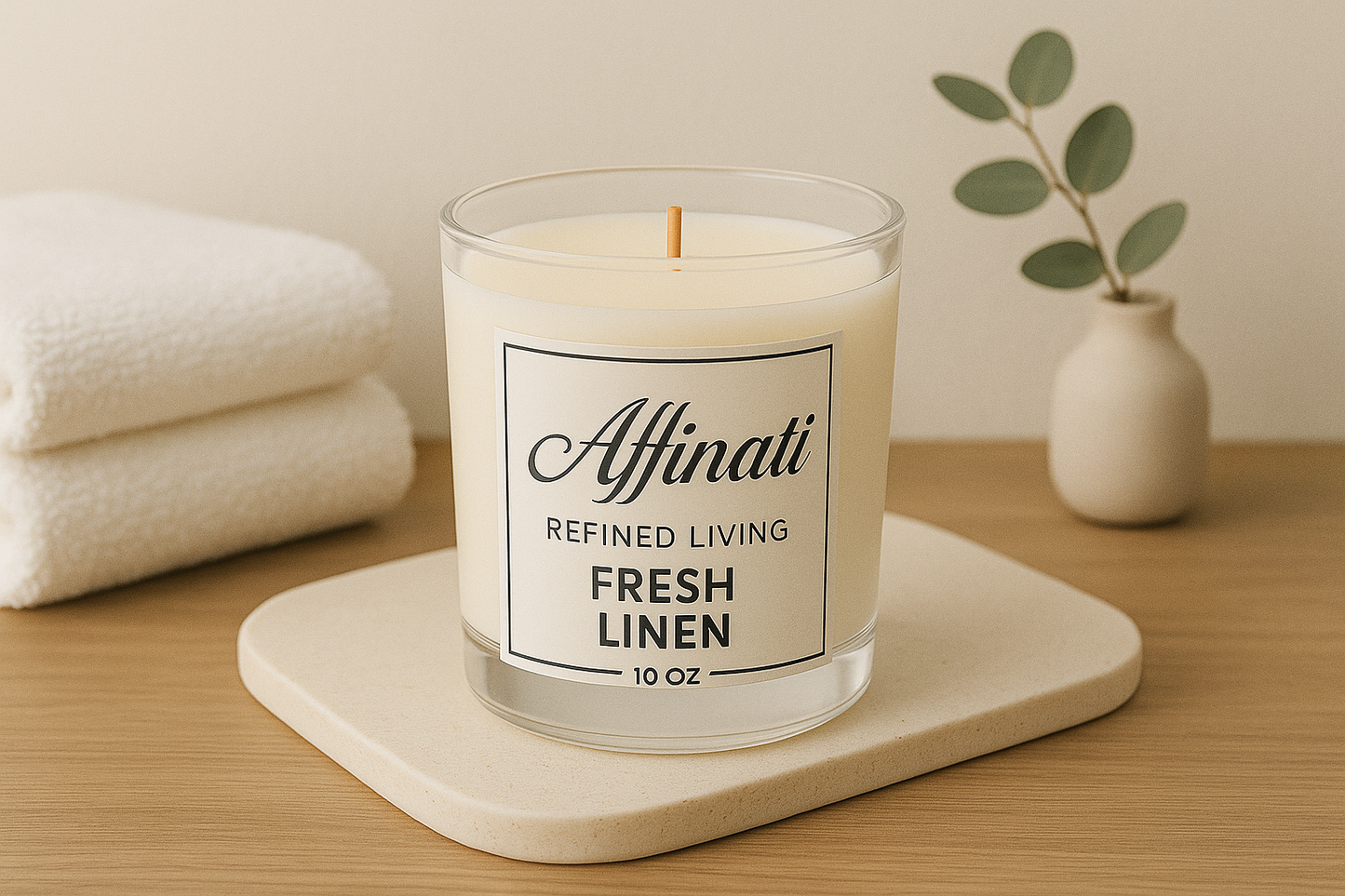 Fresh Linen Original Candle - Affinati