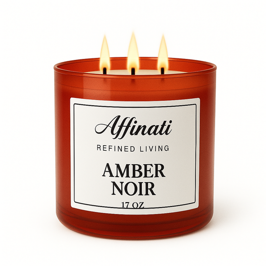 3-Wick Amber Noir Candle