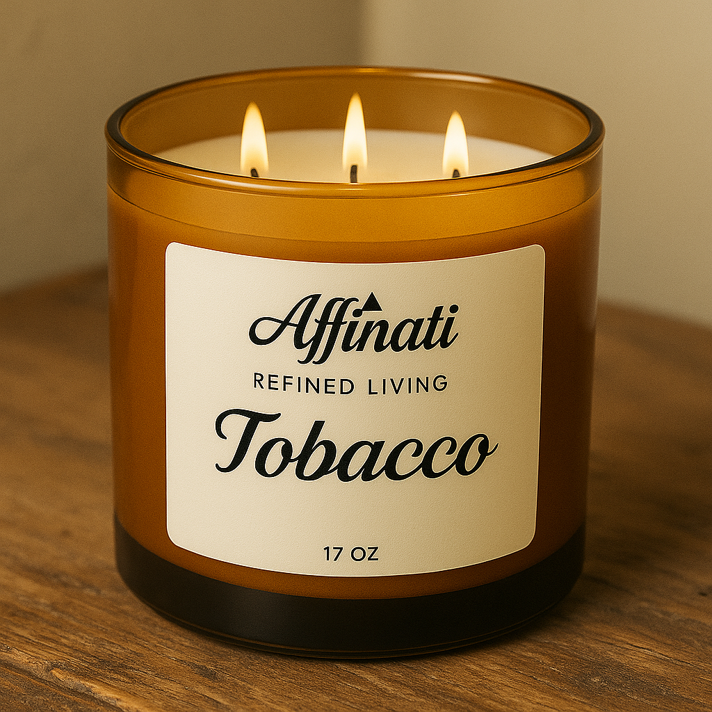 3-Wick Tobacco Candle - Affinati