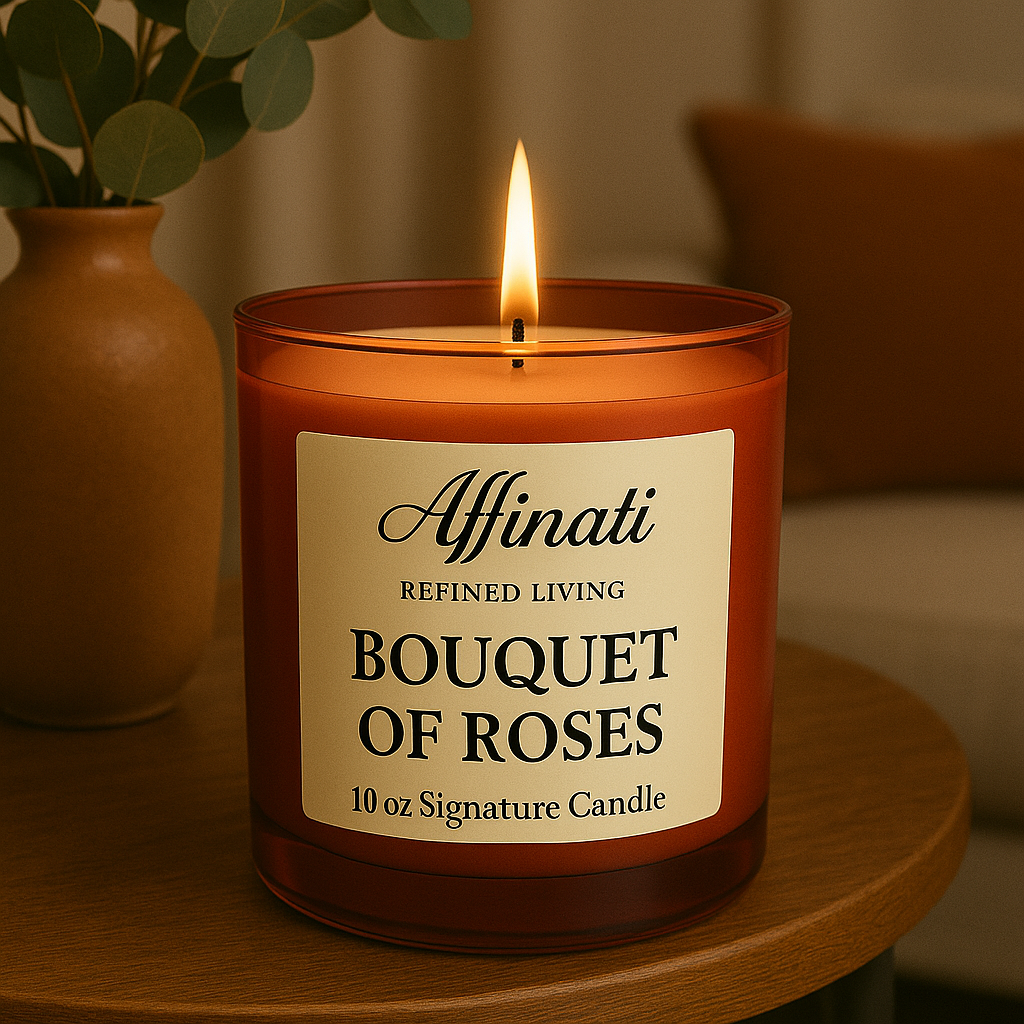 Bouquet of Roses Signature Candle - Affinati