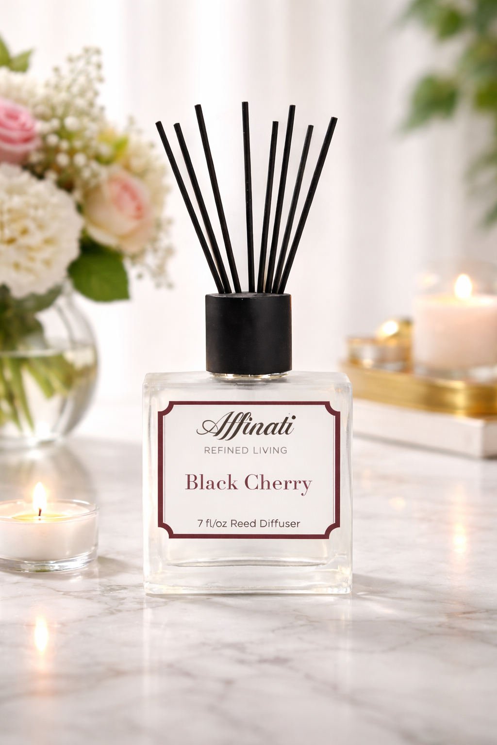 Μαύρο Κεράσι Διαχύτης Καλαμιού