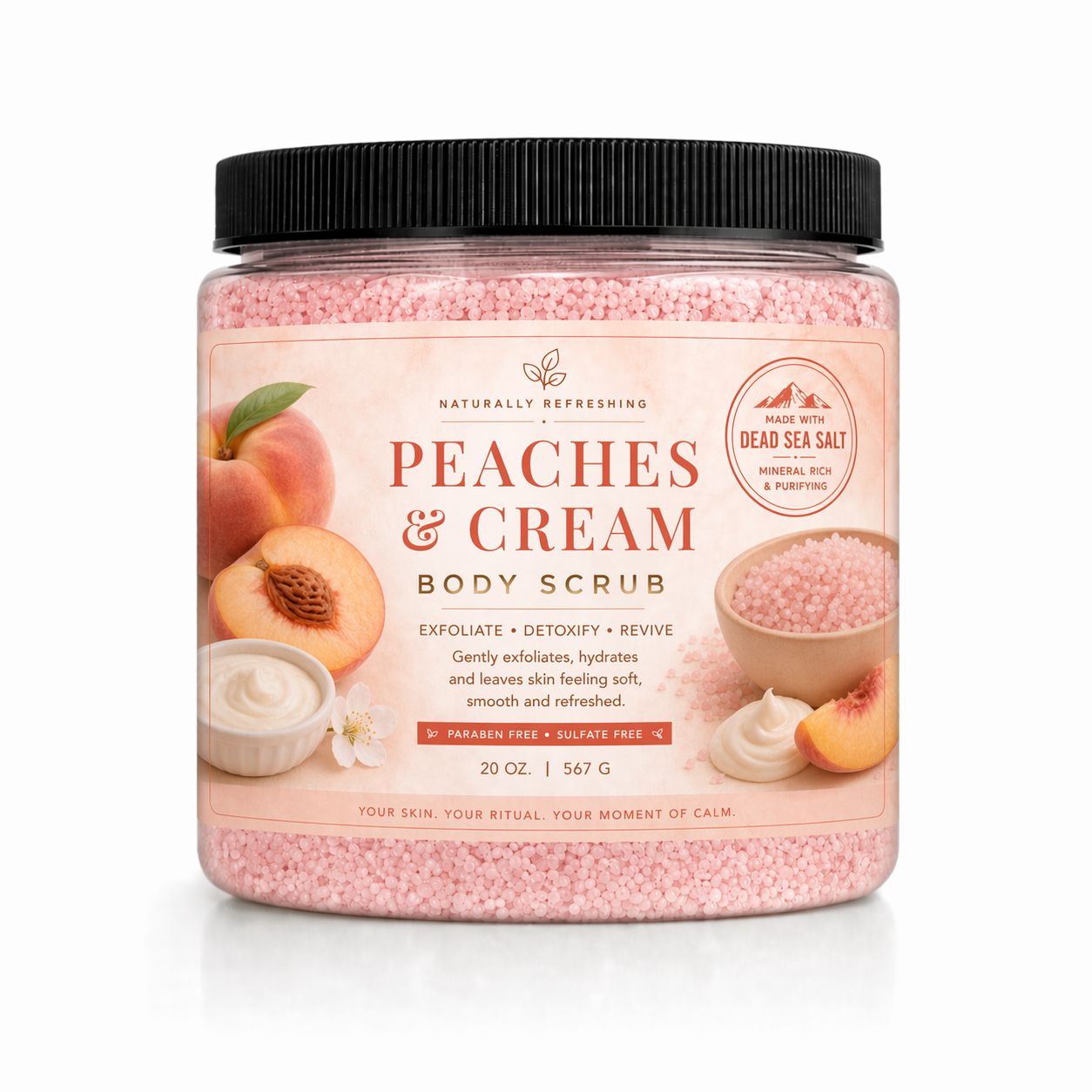 샴페인 토스트 바디 스크럽 20oz | 엡솜 솔트