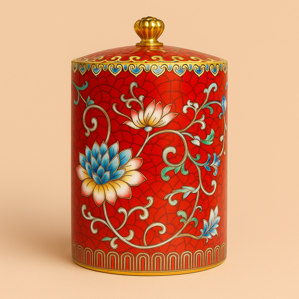 Ceramic Candle (Red) - Affinati