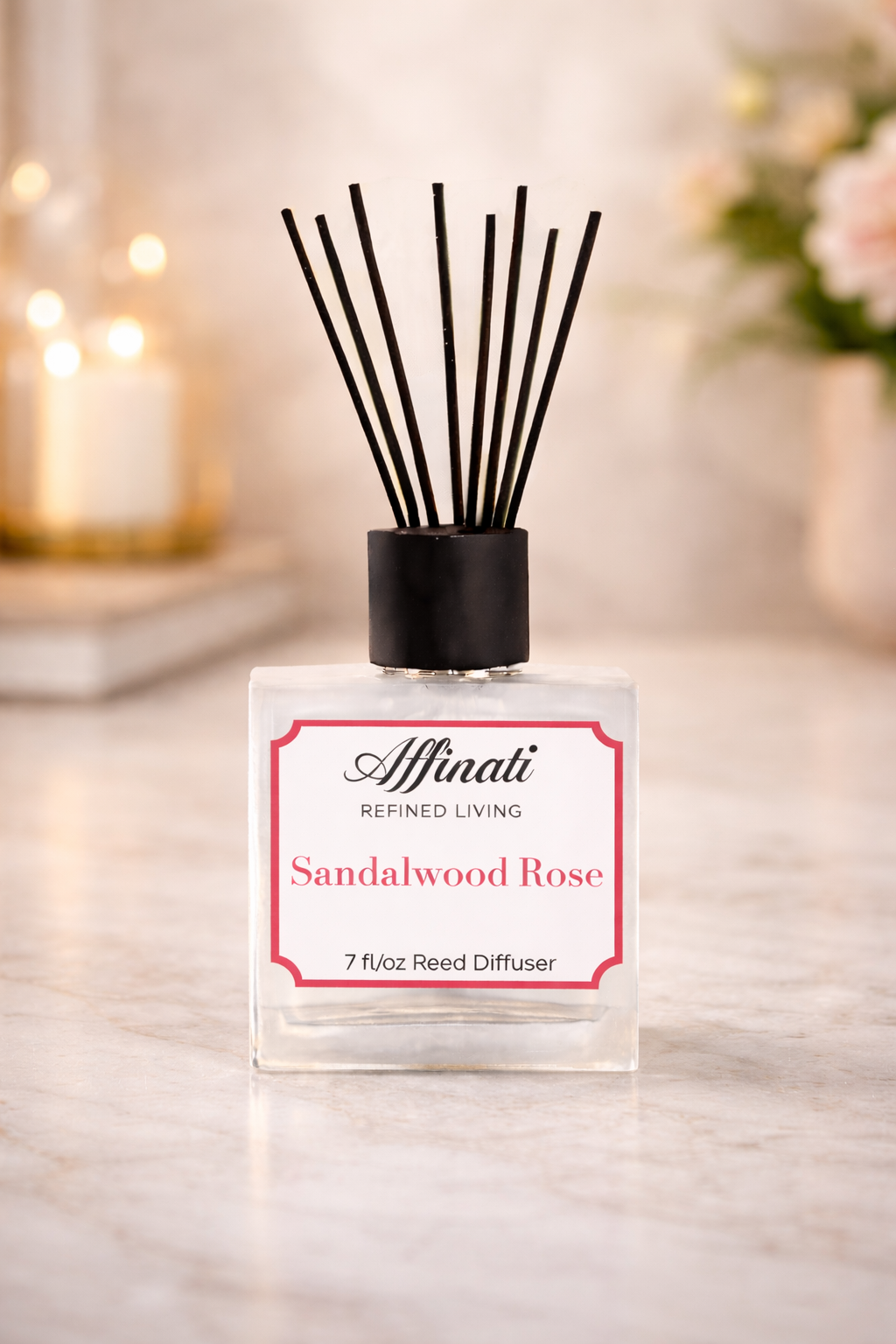 Sandalwood Rose Reed Diffuser - Affinati