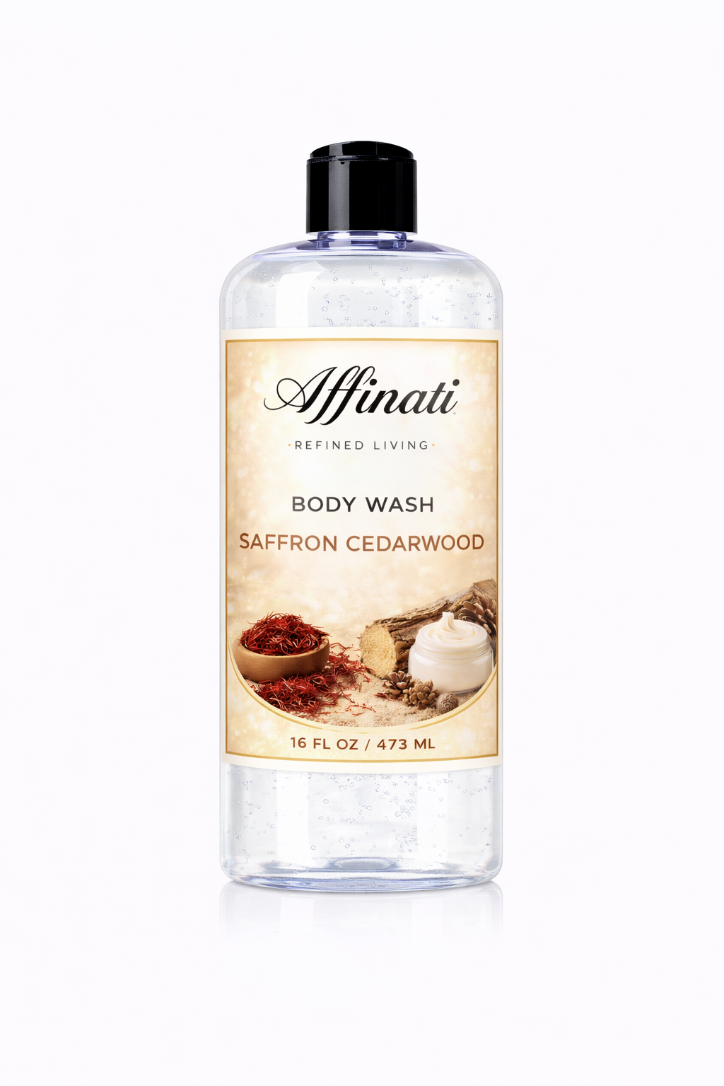 Saffron Cedarwood Body Wash - Affinati