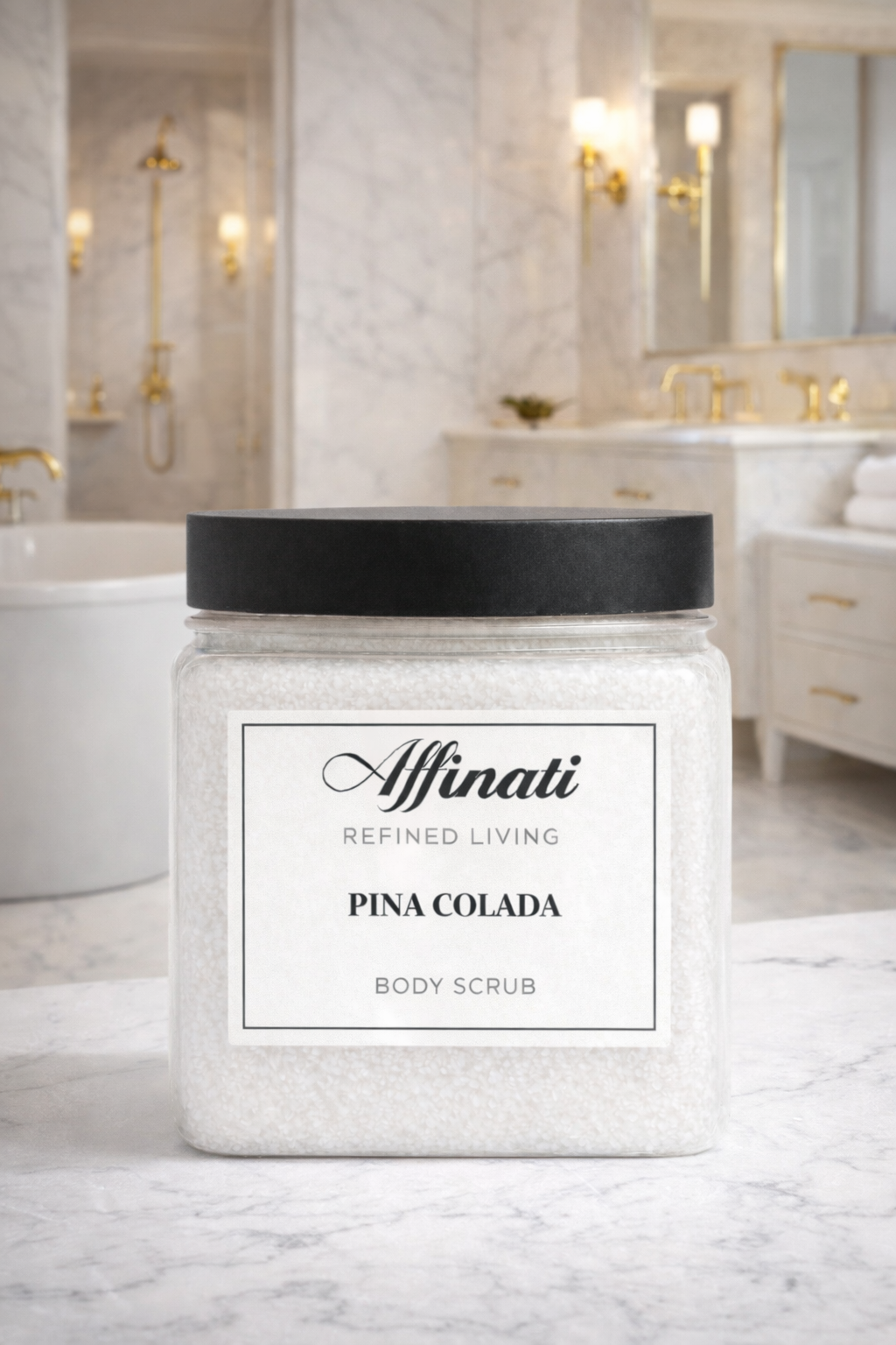 Lavendeltraum Körperpeeling 64 oz | Aufgeschäumtes Salzpeeling