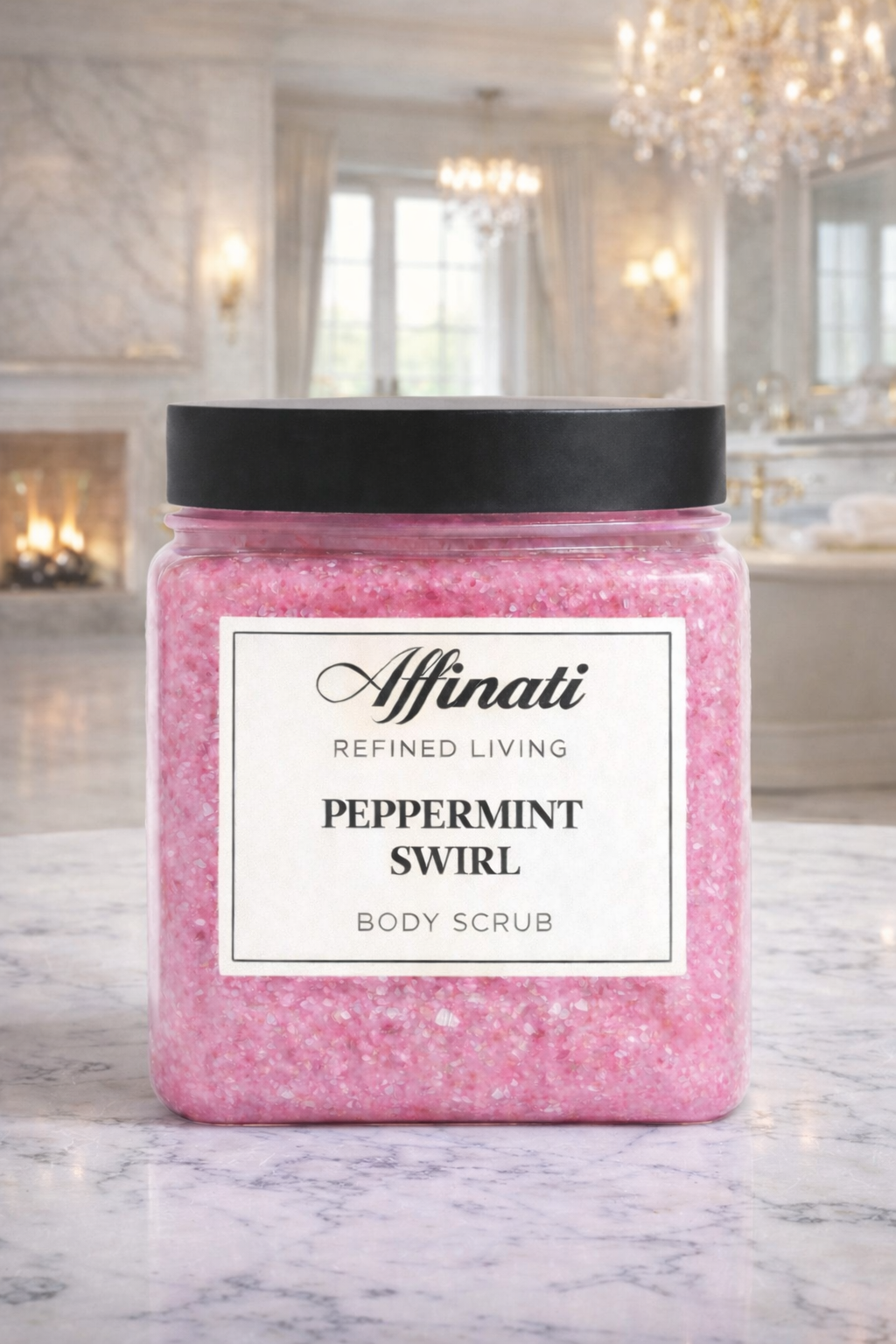 Champagne Toast Kroppsskrubb 64 oz | Pisket Salt Skrubb