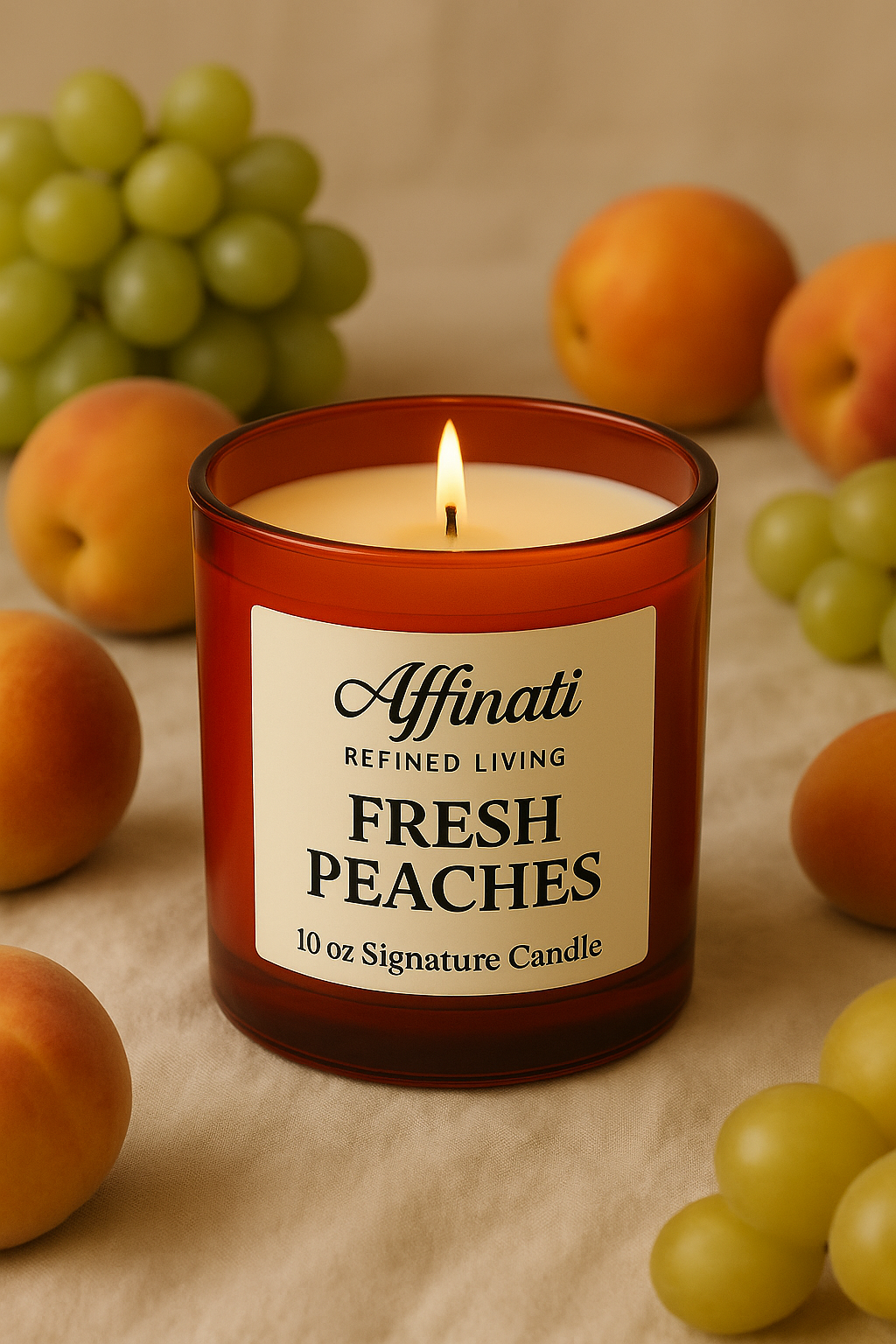 Fresh Peaches Signature Candle - Affinati