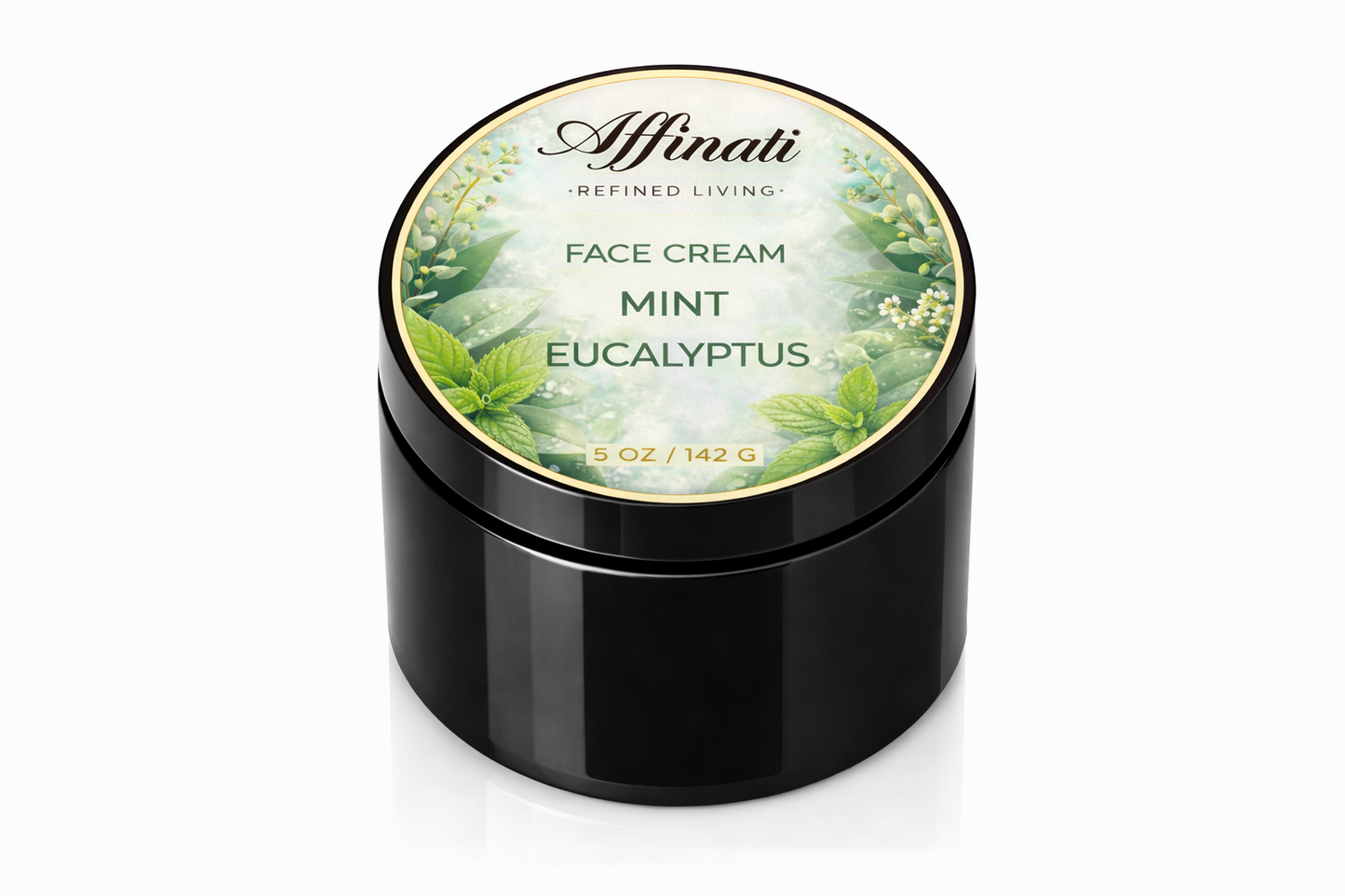 Mint Eukalyptus Luksus Ansigtscreme – Dybt Fugtgivende