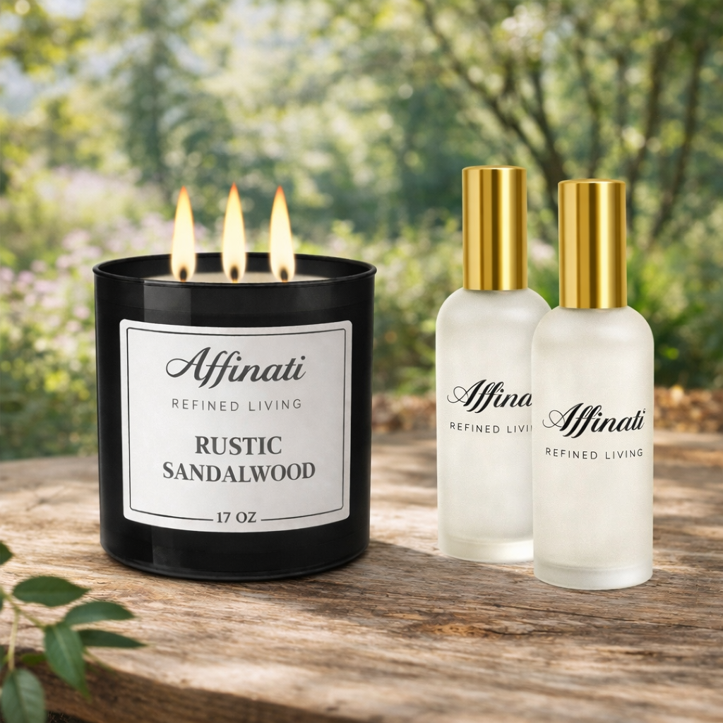 Sada svíčky a osvěžovače vzduchu Med a levandule | Uklidňující silná vůně