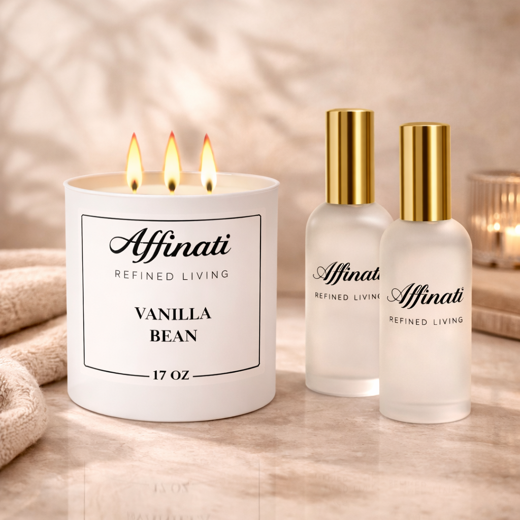 蜂蜜薰衣草蜡烛与室内喷雾套装 | 镇静浓郁香氛