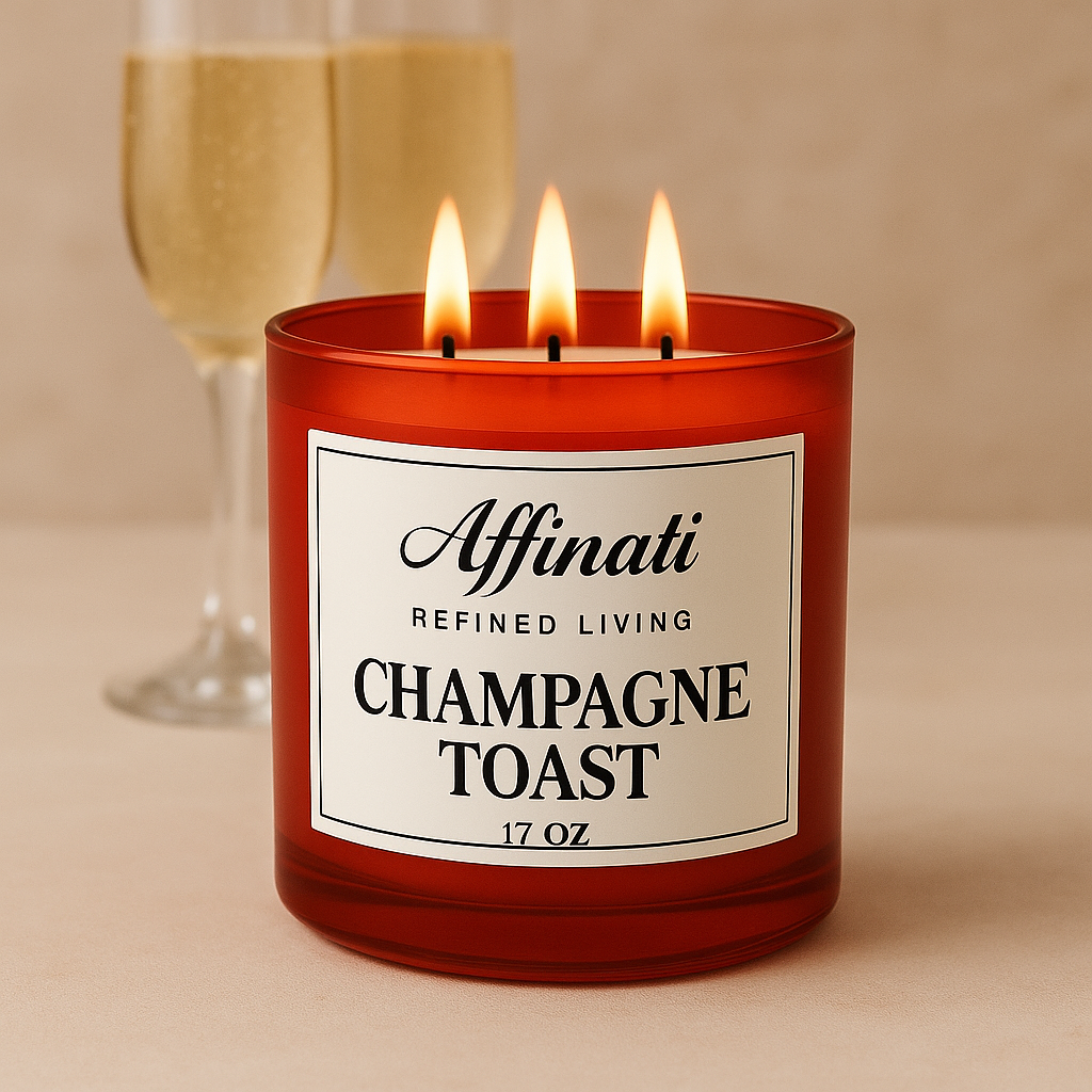 3-심지 샴페인 토스트 캔들