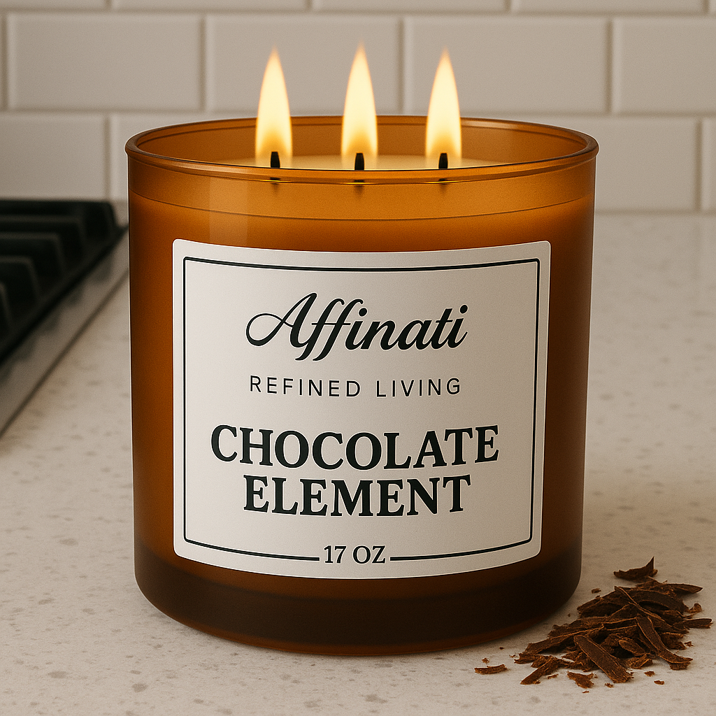 3-Wick Chocolate Element Candle