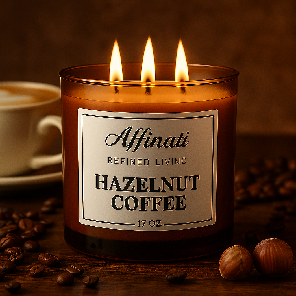 3-Wick Hazelnut Coffee Candle