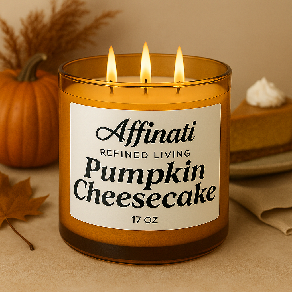 3-Wick Pumpkin Cheesecake Candle