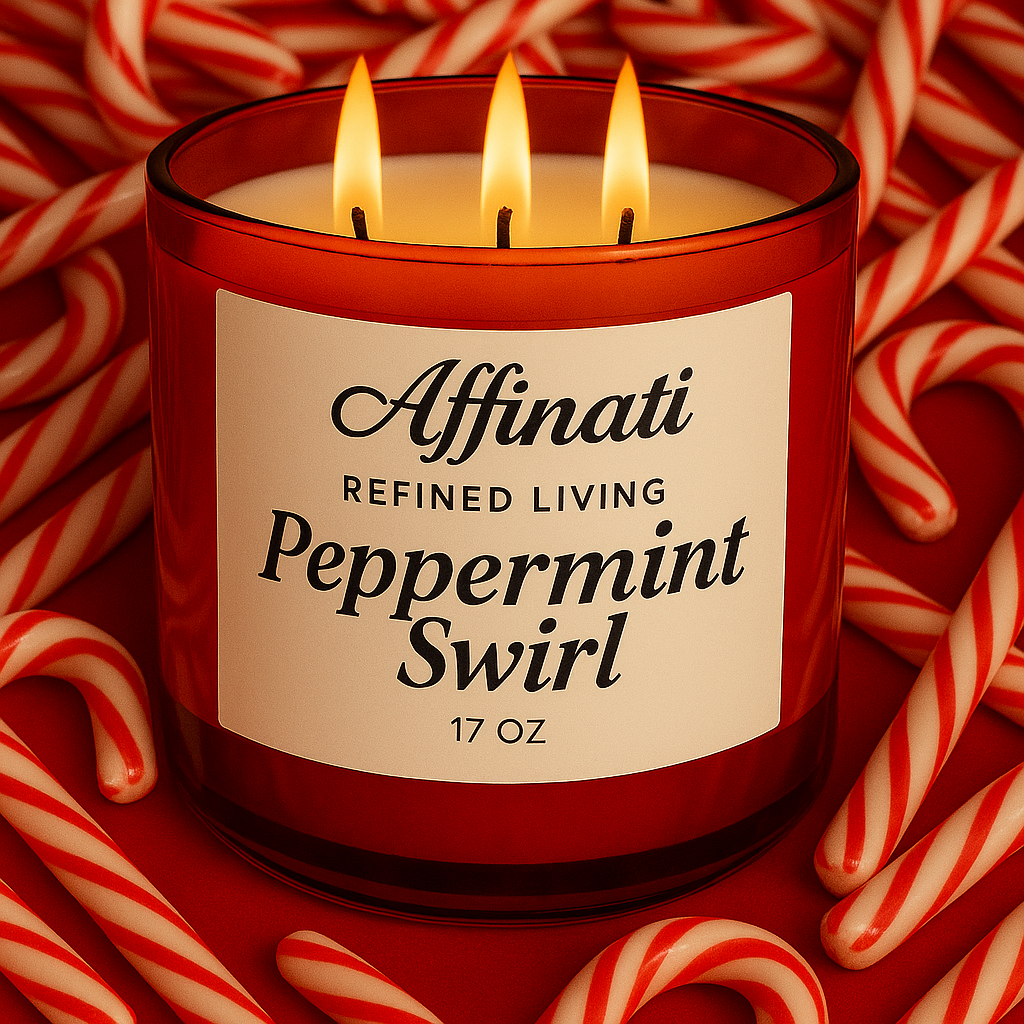 3-Wick Peppermint Swirl