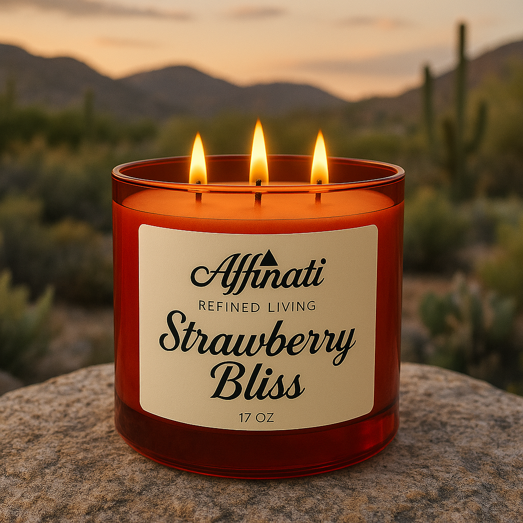 3-Wick Strawberry Bliss Candle