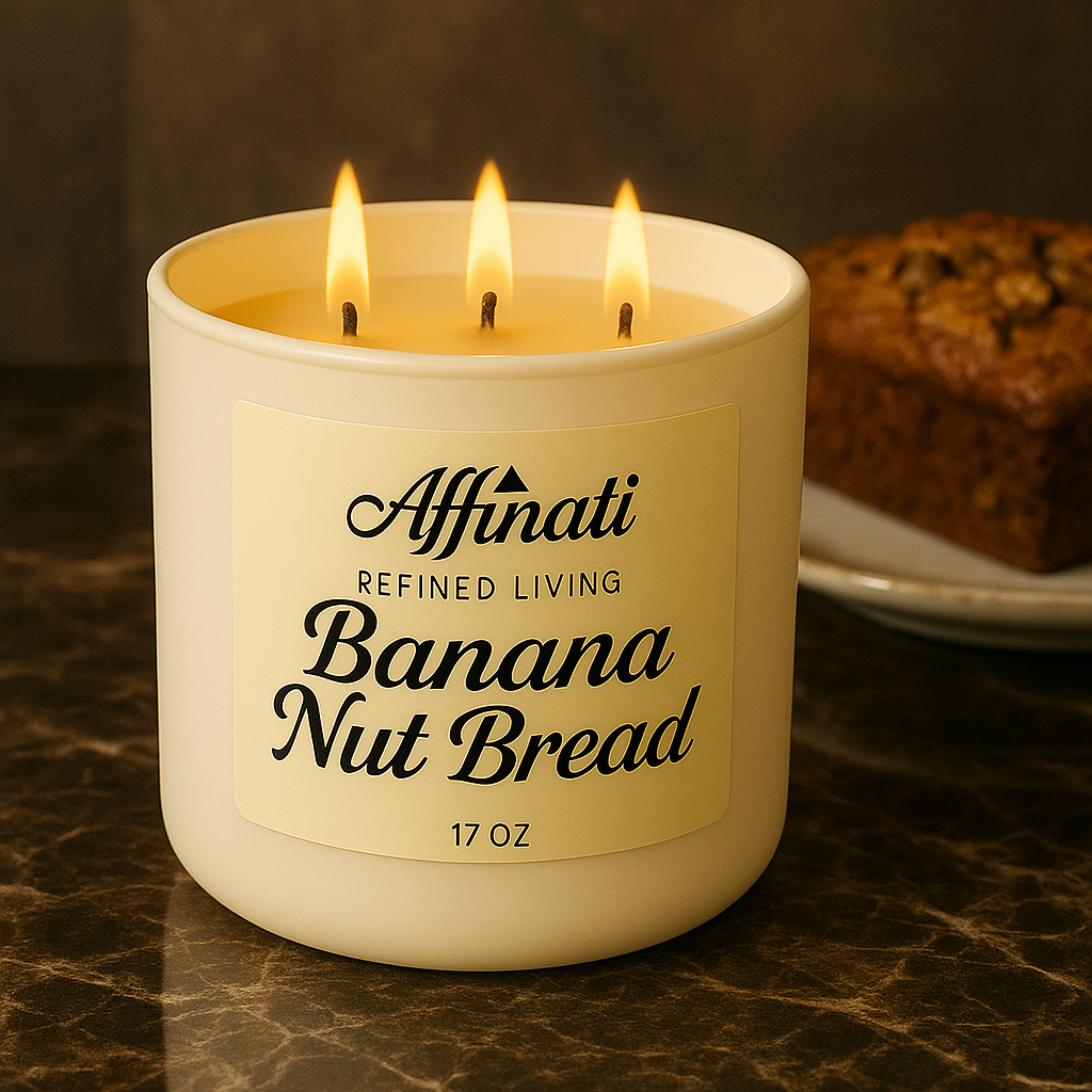 3-Wick Banana Nut Bread Candle - Affinati