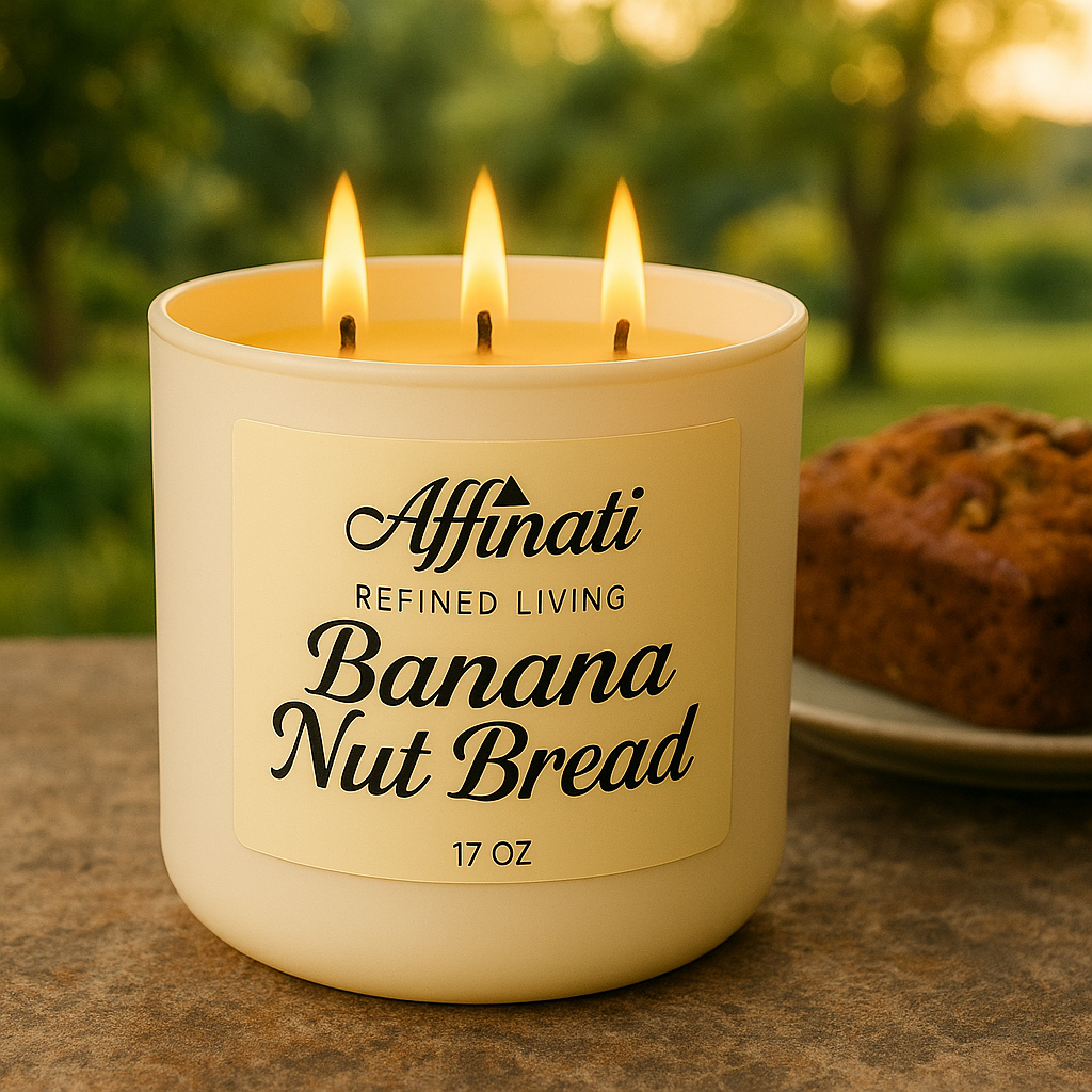 3-Wick Banana Nut Bread Candle - Affinati