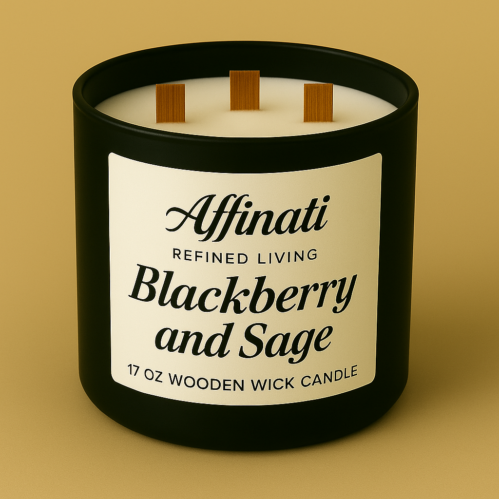 3-Wooden Wick Blackberry Sage Candle