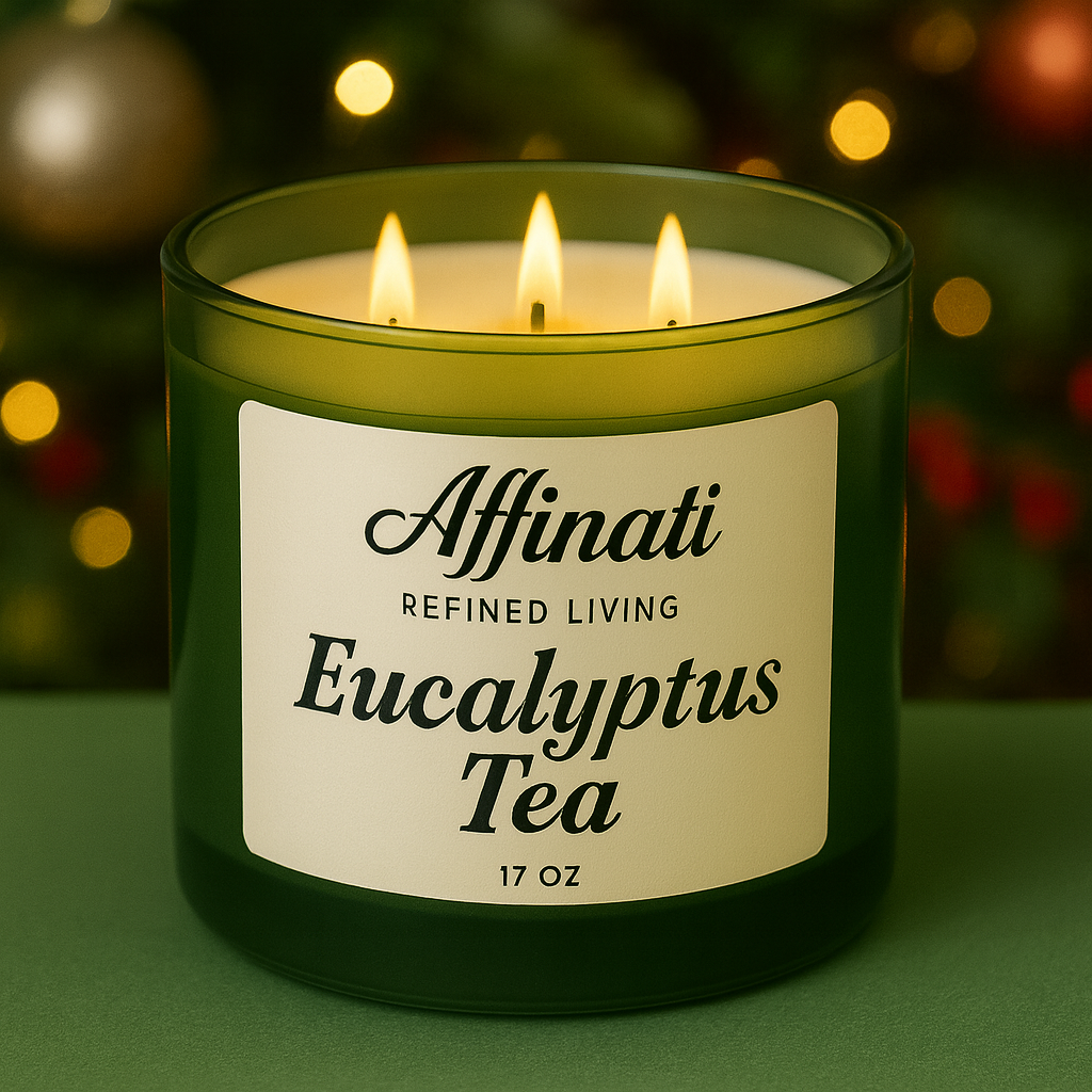 3-Wick Eucalyptus Tea Candle - Affinati
