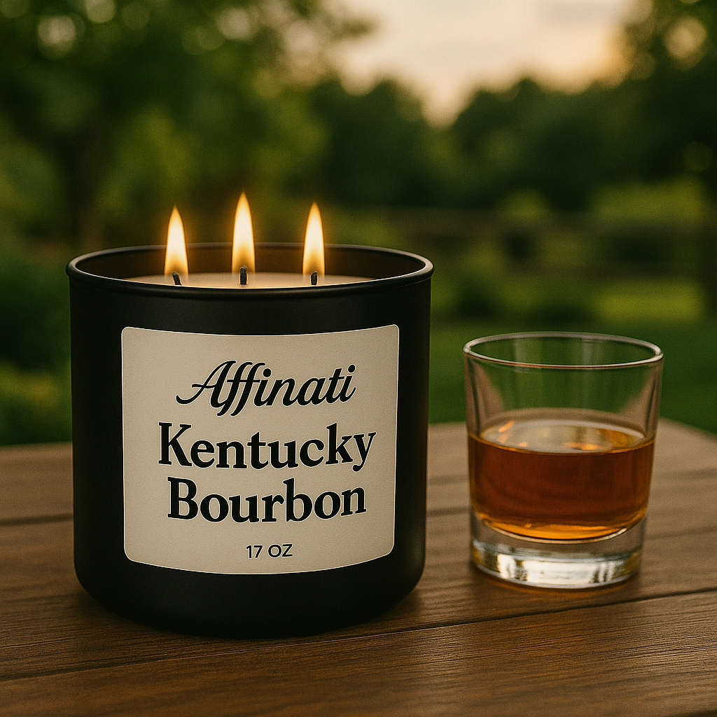 3-Wick Kentucky Bourbon Candle - Affinati