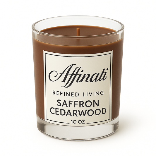 Saffron Cedarwood Original Candle - Affinati