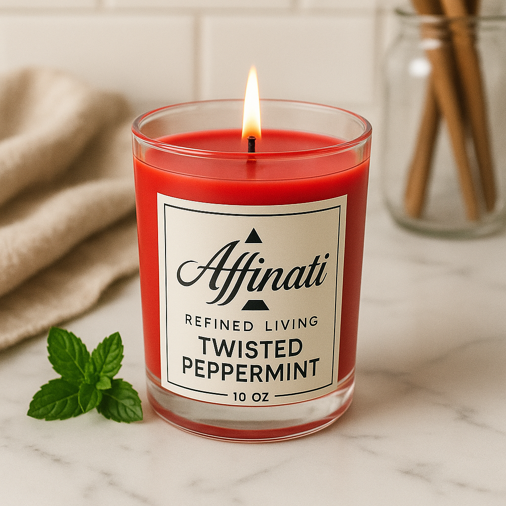 Twisted Peppermint Original Candle - Affinati