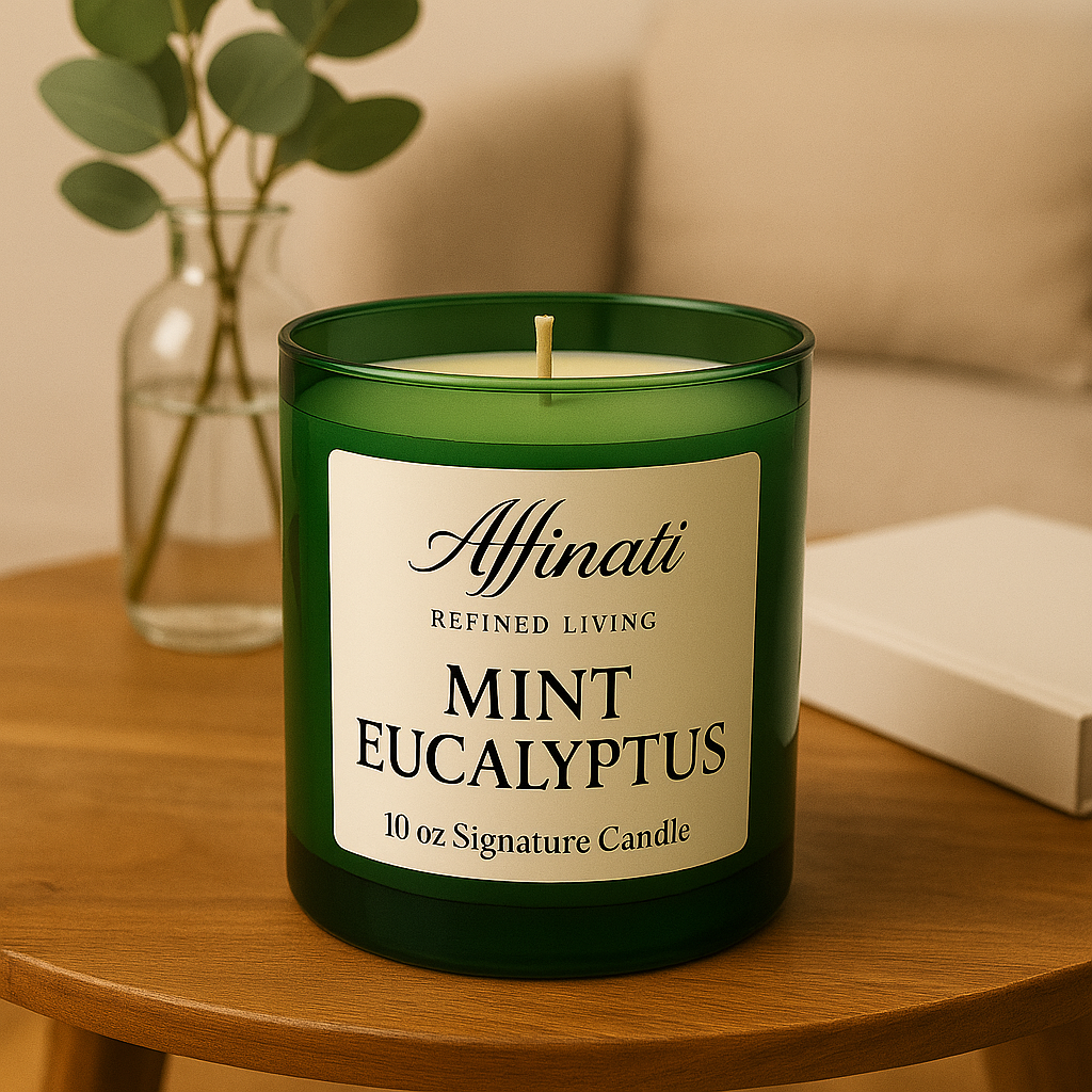 Mint Eucalyptus Signature Candle - Affinati