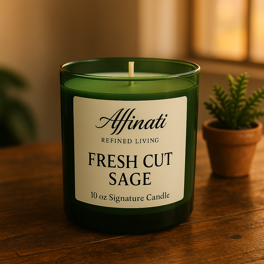 Fresh Cut Sage Signature Candle - Affinati