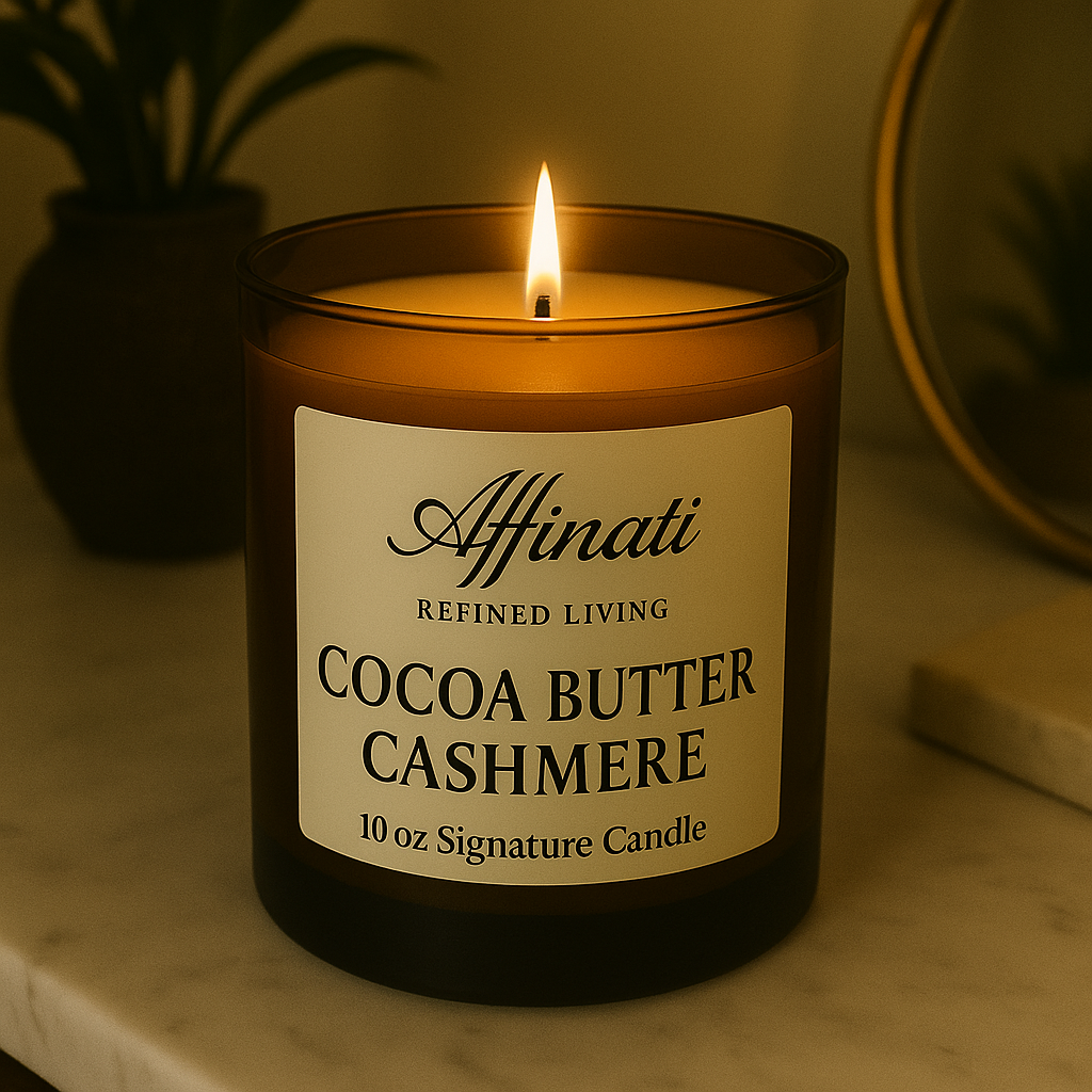Cocoa Butter Cashmere Signature Candle - Affinati