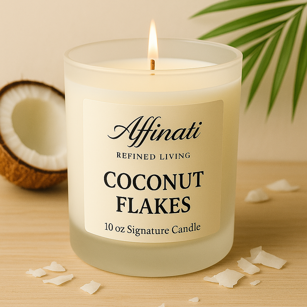 Coconut Flakes Signature Candle - Affinati