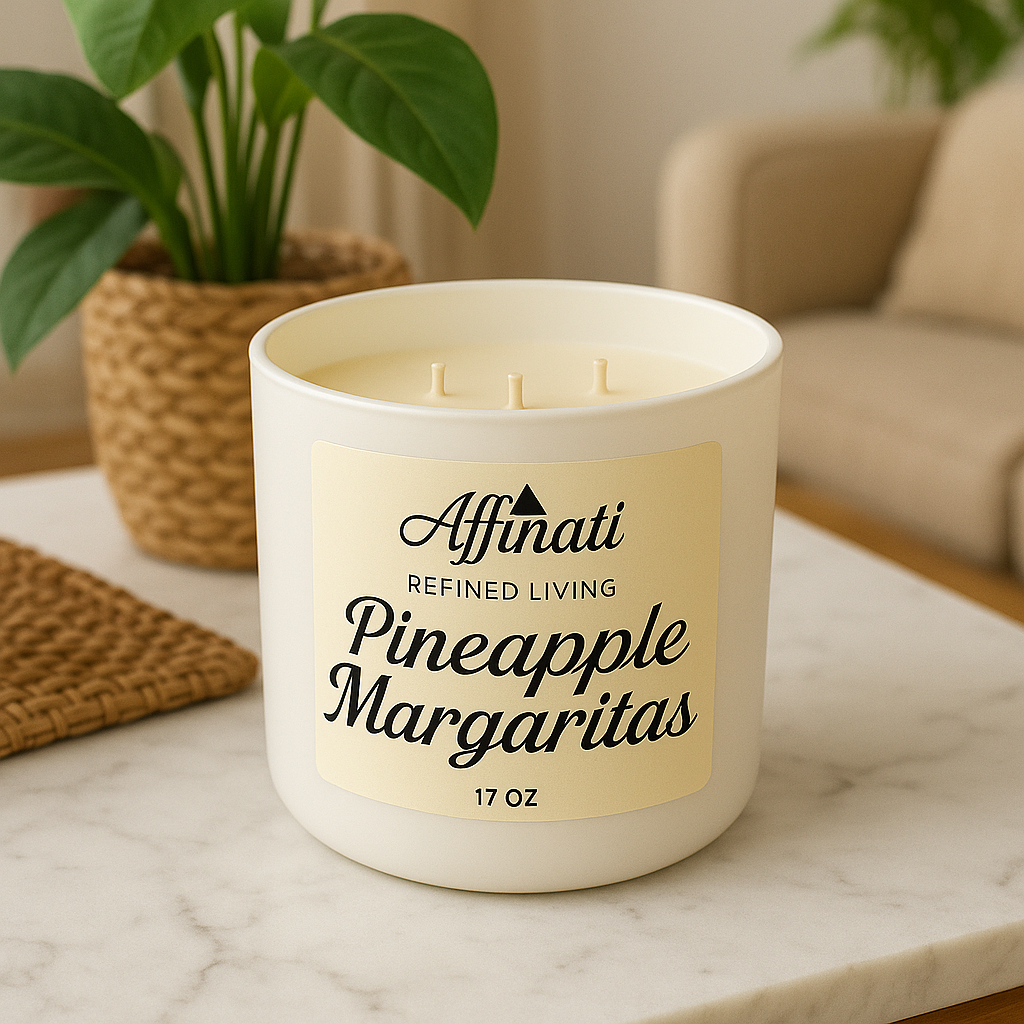 3-Wick Pineapple Margarita's Candle - Affinati