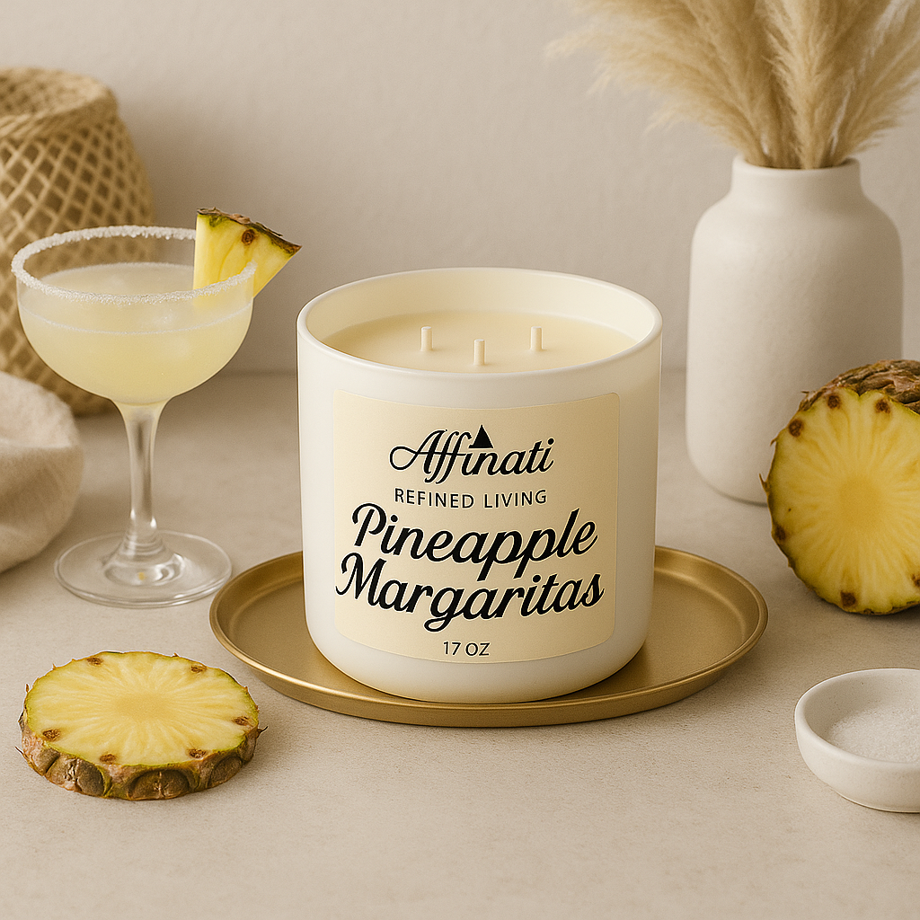 3-Wick Pineapple Margarita's Candle - Affinati