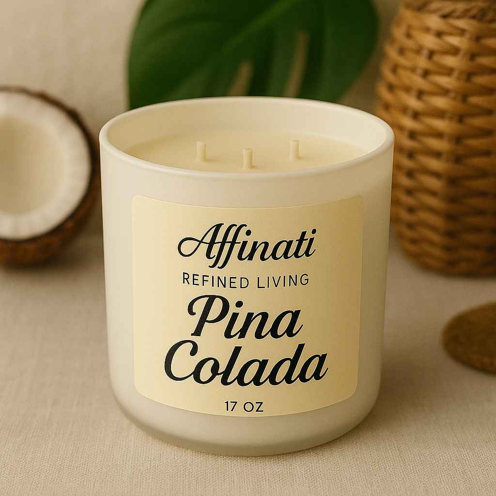 3-Wick Pina Colada Candle - Affinati